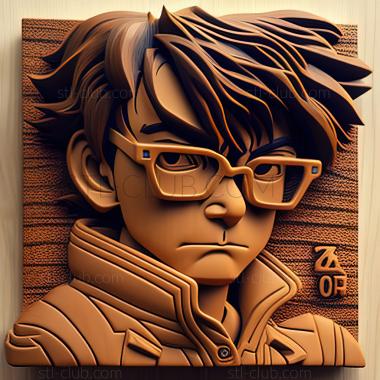 3D model Detective Conan Gosho Aoyama (STL)